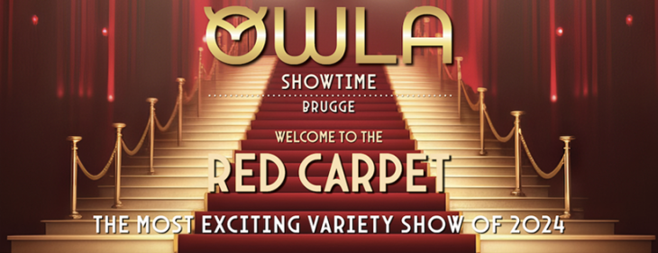 Owla Brugge rolt rode loper uit voor gloednieuwe editie variétéspektakel 'OWLA Showtime'