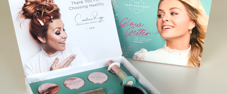 MENT TV stelde tijdens een live-uitzending de ‘Glow Getter’ highlighter-box voor MENT TV stelde tijdens een live-uitzending de ‘Glow Getter’ highlighter-box voor