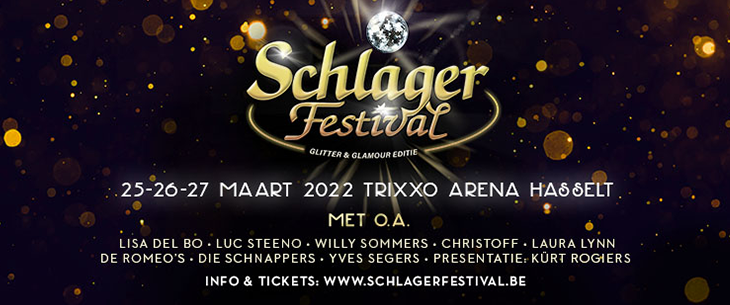 Lisa del Bo, Die Schnappers en nog 6 topartiesten zijn in maart te gast op Het 16de Schlagerfestival Lisa del Bo, Die Schnappers en nog 6 topartiesten zijn in maart te gast op Het 16de Schlagerfestival