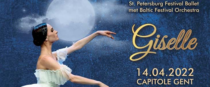 Gerenommeerd International Festival Ballet brengt betoverend ballet ‘Giselle’ op donderdag 14 april 2022 in Capitole Gent Gerenommeerd International Festival Ballet brengt betoverend ballet ‘Giselle’ op donderdag 14 april 2022 in Capitole Gent
