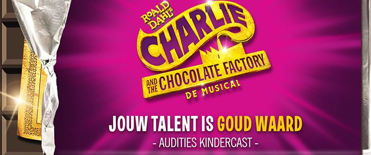 Zoektocht naar kindercast 'Charlie and the Chocolate Factory' start in Antwerpen, Gent en Hasselt Zoektocht naar kindercast 'Charlie and the Chocolate Factory' start in Antwerpen, Gent en Hasselt