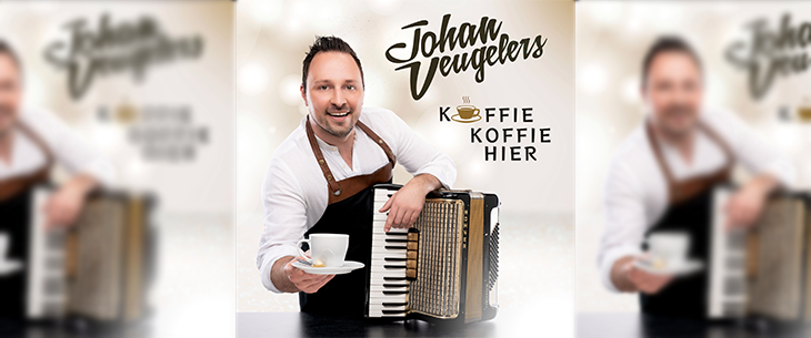 Johan Veugelers knalt met ‘Koffie Koffie Hier!’ Johan Veugelers knalt met ‘Koffie Koffie Hier!’