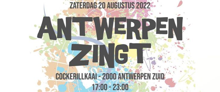 Slongs, Luc Caals en 4TACT geven een Antwerpse toets aan Antwerpen Zingt!