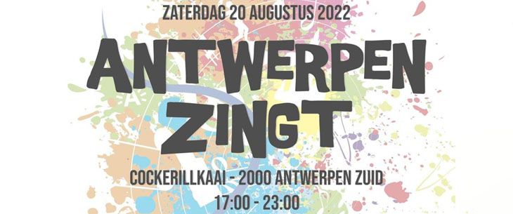 Slongs, Luc Caals en 4TACT geven een Antwerpse toets aan Antwerpen Zingt! Slongs, Luc Caals en 4TACT geven een Antwerpse toets aan Antwerpen Zingt!