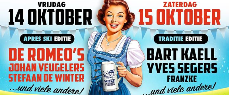 Wieze Oktoberfeesten 2022 gaan met Bart Kaëll voor wereldrecord 'Marie-LouWieze'! Wieze Oktoberfeesten 2022 gaan met Bart Kaëll voor wereldrecord 'Marie-LouWieze'!
