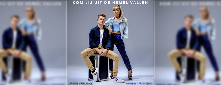 Jérémie Vrielynck en Kimberly Fransens steken in hun duetsingle ‘Kom Je Uit De Hemel Vallen’ openlijk de draak met de slechtste openingszinnen ever!