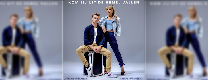 Jérémie Vrielynck en Kimberly Fransens steken in hun duetsingle ‘Kom Je Uit De Hemel Vallen’ openlijk de draak met de slechtste openingszinnen ever! Jérémie Vrielynck en Kimberly Fransens steken in hun duetsingle ‘Kom Je Uit De Hemel Vallen’ openlijk de draak met de slechtste openingszinnen ever!