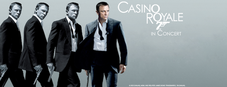 James Bond-klassieker 'Casino Royale' live begeleid door symfonisch orkest in Stadsschouwburg Antwerpen en Capitole Gent James Bond-klassieker 'Casino Royale' live begeleid door symfonisch orkest in Stadsschouwburg Antwerpen en Capitole Gent