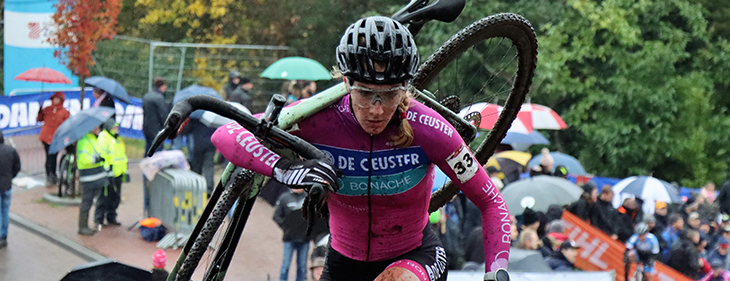 Veldrijdster Alicia Franck bevestigt goede vorm. Laura Verdonschot keert één week na virale infectie sterk terug!