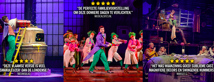 Heerlijke familiemusical 'Charlie and the Chocolate Factory' keert in krokusvakantie 2024 terug naar Antwerpen! Heerlijke familiemusical 'Charlie and the Chocolate Factory' keert in krokusvakantie 2024 terug naar Antwerpen!