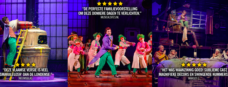 Heerlijke familiemusical 'Charlie and the Chocolate Factory' keert in krokusvakantie 2024 terug naar Antwerpen!