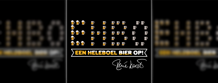 René Karst maakt van ‘I’m Into Folk’ de meezinger ‘EHBO’ (‘Een Heleboel Bier Op!’) René Karst maakt van ‘I’m Into Folk’ de meezinger ‘EHBO’ (‘Een Heleboel Bier Op!’)