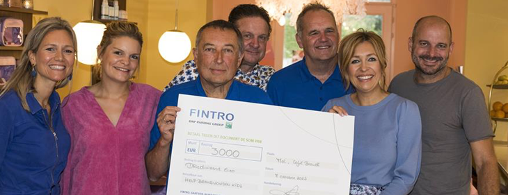 Steps on Fire krijgt 3000 euro extra voor de VZW Help Brandwonden Kids