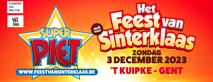 Superpiet opent op 3 december de poorten van ’t Kuipke in Gent voor een nieuwe editie van ‘Het Feest van Sinterklaas’