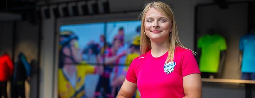 Veldrijdster Lotte Baele rijdt zondag haar eerste Wereldbeker in Maasmechelen Veldrijdster Lotte Baele rijdt zondag haar eerste Wereldbeker in Maasmechelen