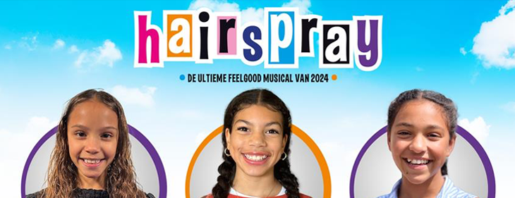 Nayah (10, Balen), Jillia (12, Dendermonde) en Charlize (13, Asse) worden Little Inez in 'Hairspray'!