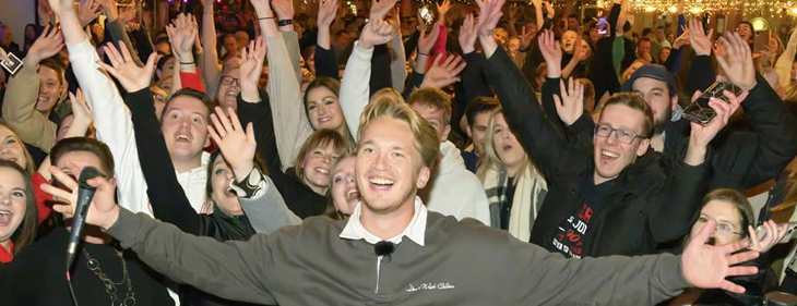‘Stuntman’ Snelle lokt massa volk naar Winterland Hasselt ‘Stuntman’ Snelle lokt massa volk naar Winterland Hasselt