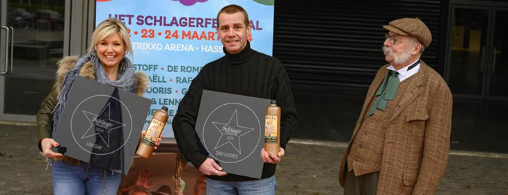 Een Schlagerfestival-ster voor Lindsay en Sam Gooris Een Schlagerfestival-ster voor Lindsay en Sam Gooris