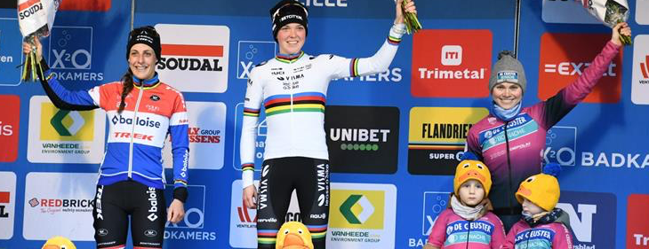 Met twee podiumplekken vat Laura Verdonschot de laatste drie cyclocrossen aan in Sint-Niklaas, Brussel en Oostmalle Met twee podiumplekken vat Laura Verdonschot de laatste drie cyclocrossen aan in Sint-Niklaas, Brussel en Oostmalle