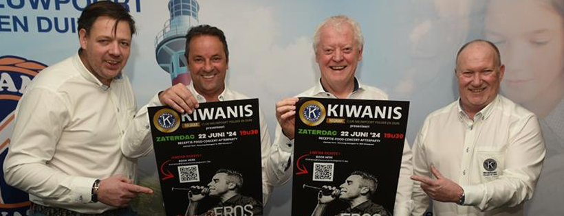 Kiwanis Nieuwpoort Polder en Duin viert op 22 juni zijn 50steverjaardag met de wereldbefaamde Eros Ramazzotti tribute band Dove c’è Musica Kiwanis Nieuwpoort Polder en Duin viert op 22 juni zijn 50steverjaardag met de wereldbefaamde Eros Ramazzotti tribute band Dove c’è Musica