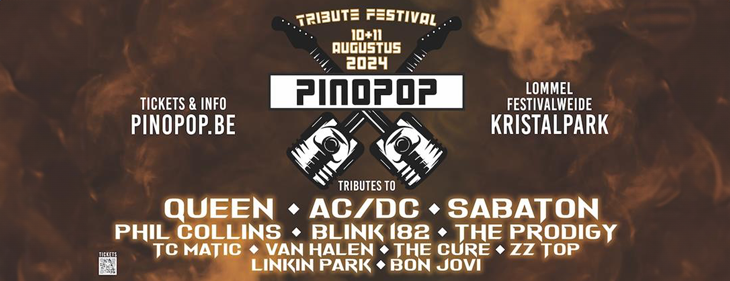Tributefestival Pinopop gaat voor 10.000 bezoekers Tributefestival Pinopop gaat voor 10.000 bezoekers