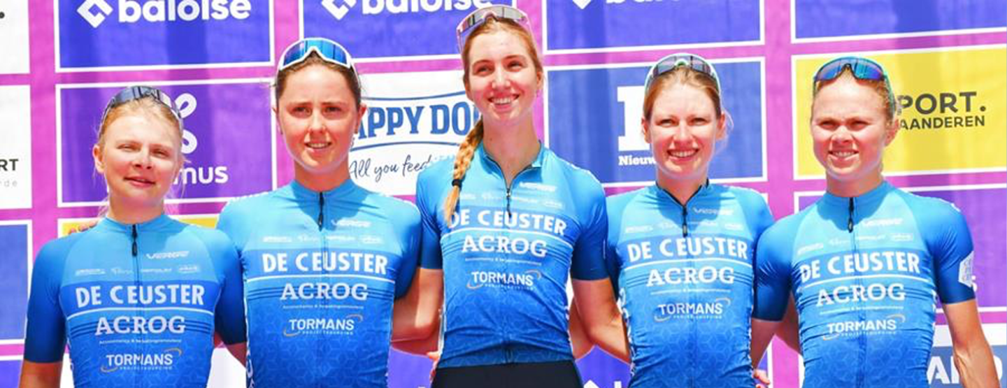 Het geslaagde wegseizoen van De Ceuster-Acrog en Belgisch Kampioene Jesse Vandenbulcke Het geslaagde wegseizoen van De Ceuster-Acrog en Belgisch Kampioene Jesse Vandenbulcke