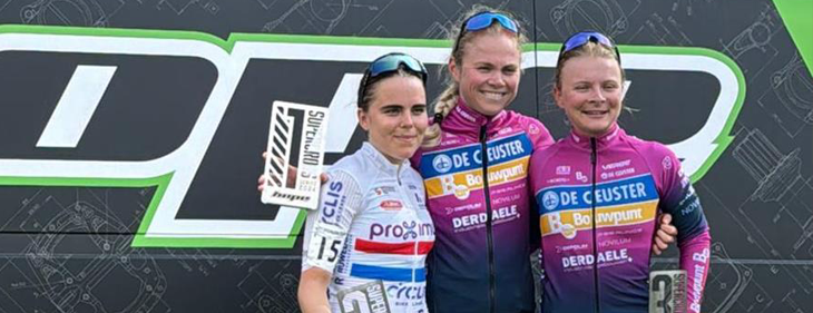 Vier op een Engelse rij voor Laura Verdonschot Vier op een Engelse rij voor Laura Verdonschot