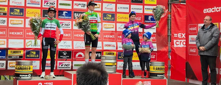 De Ceuster Bouwpunt-rensters Laura Verdonschot en Alicia Franck presteren sterk in de Exact Cross Essen De Ceuster Bouwpunt-rensters Laura Verdonschot en Alicia Franck presteren sterk in de Exact Cross Essen
