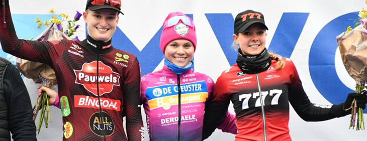 Veldrijster Laura Verdonschot wint voor de 3de keer in Rucphen en haar 7de keer dit seizoen Veldrijster Laura Verdonschot wint voor de 3de keer in Rucphen en haar 7de keer dit seizoen