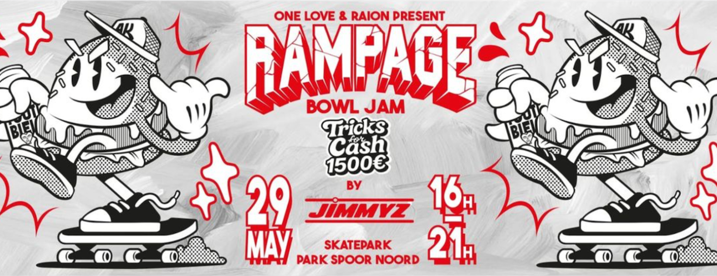 Skate meets bass: Rampage warmt op voor Open Air-festival met explosieve Bowl Jam in Antwerpen Skate meets bass: Rampage warmt op voor Open Air-festival met explosieve Bowl Jam in Antwerpen