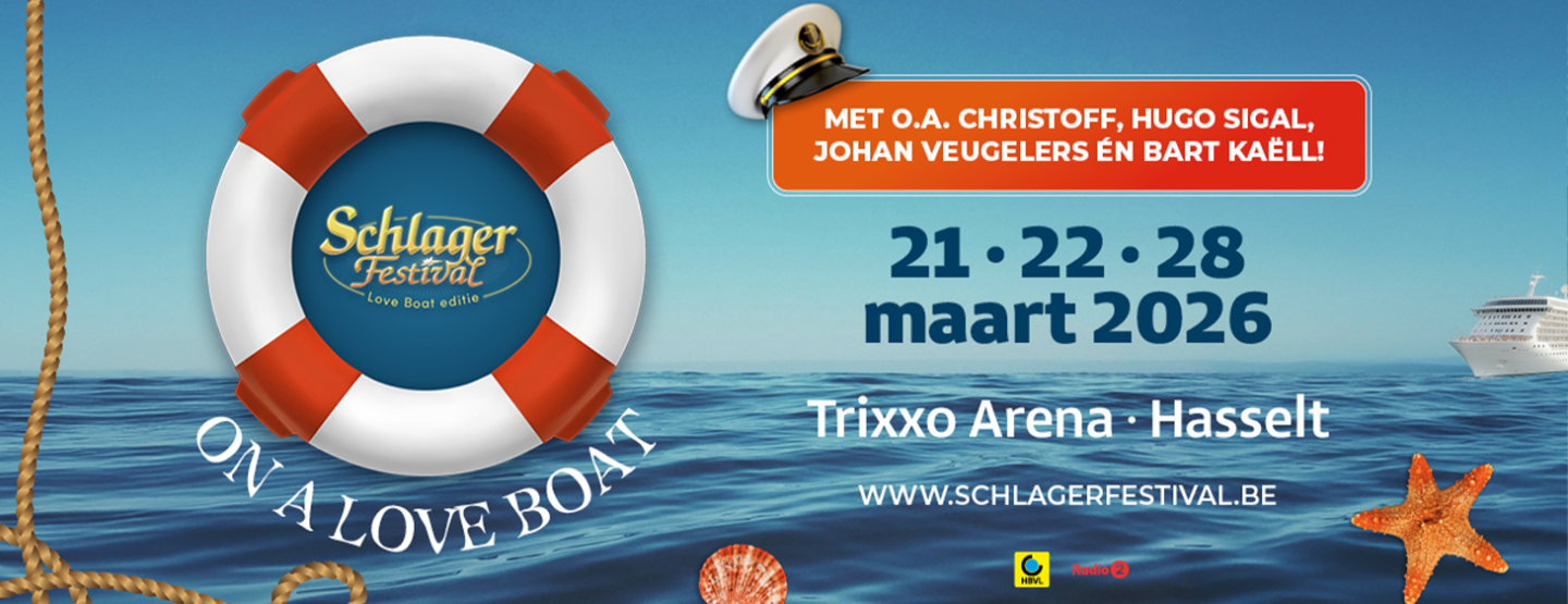 Kapitein Bart Kaëll maakt thema van Het Schlagerfestival 2026 bekend Kapitein Bart Kaëll maakt thema van Het Schlagerfestival 2026 bekend