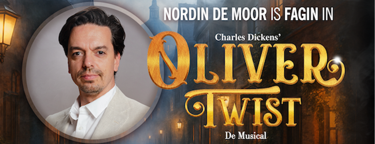 Publieksfavoriet Nordin De Moor wordt Fagin in gloednieuwe Vlaamse familiemusical 'Oliver Twist'