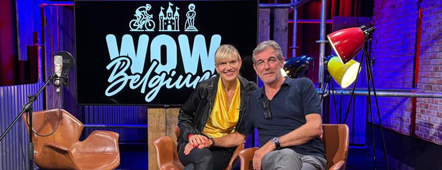 Rob Vanoudenhoven en partner Angela Dansby lanceren nieuwe podcast over de wonderen van België Rob Vanoudenhoven en partner Angela Dansby lanceren nieuwe podcast over de wonderen van België