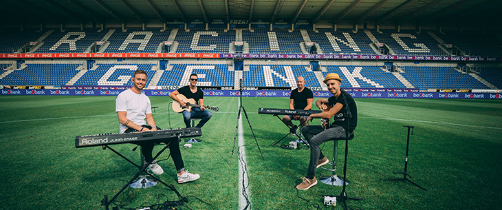 Kenn Colt: “In een leeg voetbalstadion, op de middenstip met de liveband. Ja, dat was kicken!”