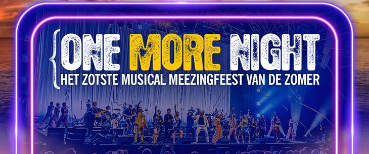Middelkerke op 5 augustus 2023 voor 'One More Night' musicalhoofdstad van Vlaanderen!