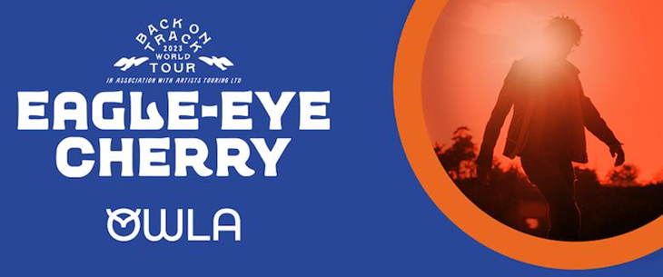 Eagle-Eye Cherry is ‘Back On Track’ en concerteert op  7 februari 2024 live in Owla Brugge