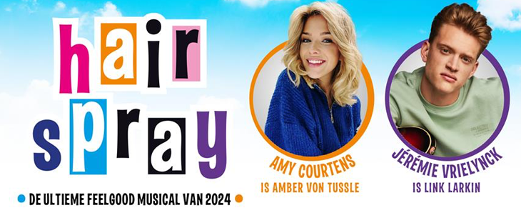 'K2 zoekt K3'-finaliste Amy Courtens maakt musicaldebuut en wordt koppel met Jérémie Vrielynck in Vlaamse 'Hairspray'!