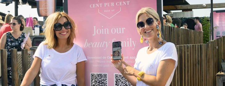 Cent Pur Cent make-up-app scoort en beloont de apotheken