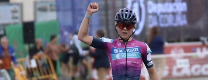 Veldrijdster Laura Verdonschot sluit het weekend af met haar vijfde Spaanse en eerste Portugese overwinning