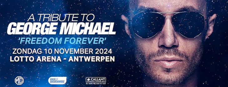 Belgische leadzanger Ivann Vermeer met ultieme George Michael tribute show 'Freedom Forever' naar de Lotto Arena