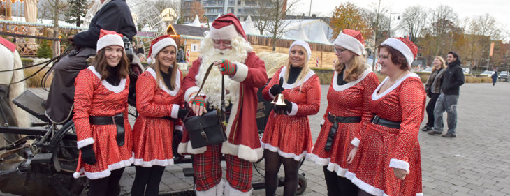 De Kerstman komt zaterdagnamiddag feestelijk aan in Hasselt