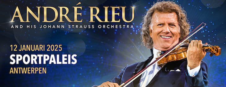 André Rieu keert op 12 januari 2025 terug naar Sportpaleis Antwerpen!