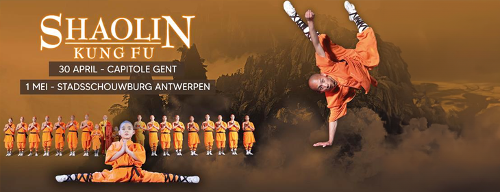 Shaolin-monniken komen met waanzinnige jubileumshow ‘Kung Fu’  naar Capitole Gent en Stadsschouwburg Antwerpen