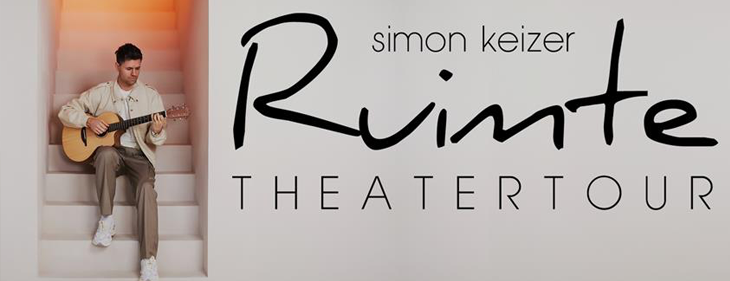 Simon Keizer op 19 juni 2025 met solo theatertour 'Ruimte' in Theater Elckerlyc in Antwerpen