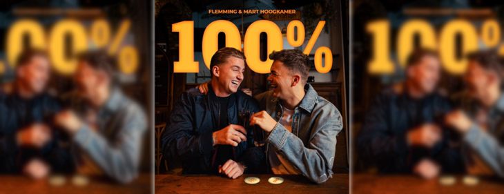 FLEMMING en Mart Hoogkamer slaan de handen in elkaar voor feestelijke single ‘100%’