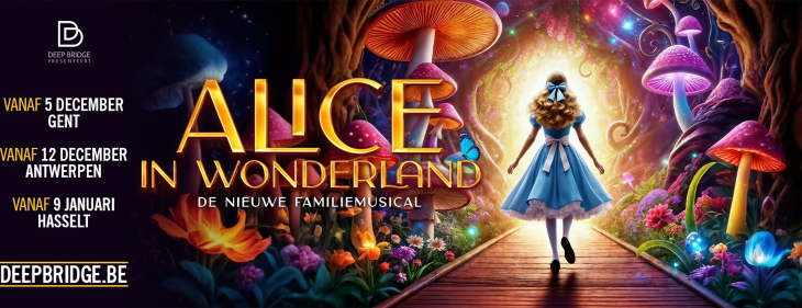 'Queen of Hearts' Anke Buckinx maakt musicaldebuut naast 'Wit Konijn' Sander Gillis in 'Alice in Wonderland'!