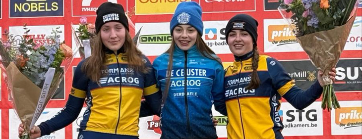 Lummense veldrijdster Zita Peeters pakt opnieuw winst in Sint-Niklaas