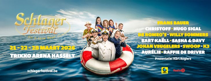 Raffie de Driver, de charmante chauffeur van Goldband, stapt aan boord van Het Schlagerfestival 2026: “Ik zing het levenslied met glitter én zelfspot” Raffie de Driver, de charmante chauffeur van Goldband, stapt aan boord van Het Schlagerfestival 2026: “Ik zing het levenslied met glitter én zelfspot”