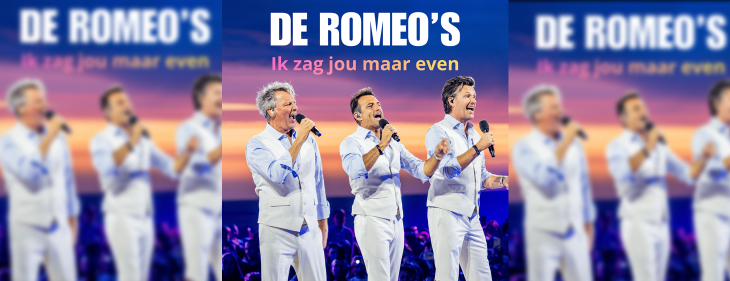 De Romeo’s duiken de zomer in met moderne disco-vibe: ‘Ik Zag Jou Maar Even’ De Romeo’s duiken de zomer in met moderne disco-vibe: ‘Ik Zag Jou Maar Even’