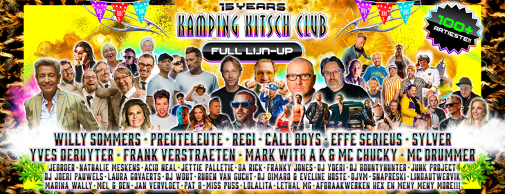 Kamping Kitsch Club lanceert Mega Birthday Tombola